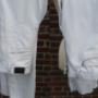 Witte leren dames broek Les femme mode