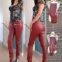 Leren gypsy dames broek/ Les Femmes ledermode