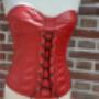 Leren bustier top Les femmes mode