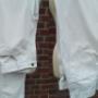 Witte leren heren broek Les femmes ledermode