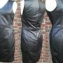Leren jurk Les Femmes mode
