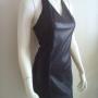 Leren halter jurk Les Femmes mode