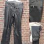 Leren dames bootcut broek Les Femmes mode