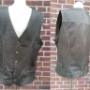 Stoere leren heren gilet Les Femmes mode