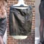 Stoere leren rok Les Femmes mode