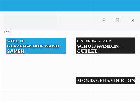 Website van Glazen Schuifwanden Outlet 