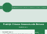 Website van Praktijk Chinese Geneeskunde Betuwe 