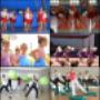 Majorete pompon en fitness activiteit