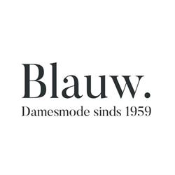 Blauw dames mode 1959