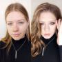 Makeup and hair bedore/after