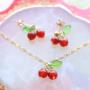 Sieraden set cherry