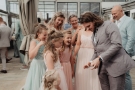 Magician performing at wedding