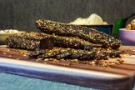 Biltong met chili flakes