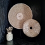 Groot schelpenketting Guadeloupe Beige