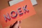 Geboortekaartje NOEK retro cool met een warm randje