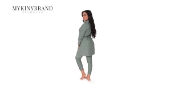 Burkini Ivory Pistache Groen Netherlands Elegant Modest Swimwear Choice