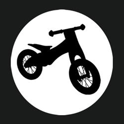 Houten loopfiets