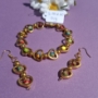 set in goudkleurige hartjes en boho kralen