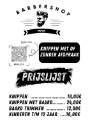 prijslijst