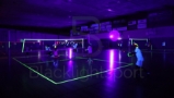 Blacklight glow in the dark volleybal