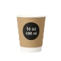 Bedrukte Kraft koffiebekers